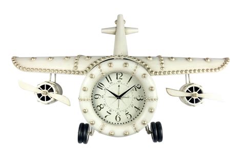 Airplane Clock White Portman Studios
