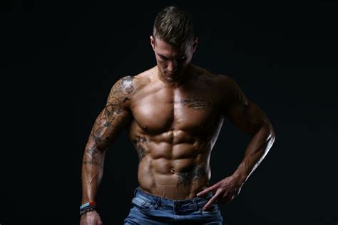 male fitness model wallpapers wallpaper cave