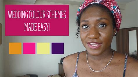 How To Choose Your Wedding Colour Scheme Wedding Planning Tips Youtube