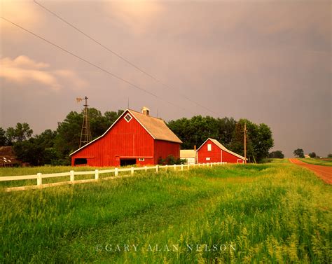 Farm And Menacing Skies Lincoln County South Dakota Gary Alan