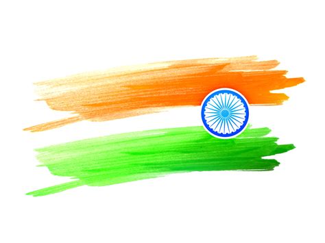 indian flag design made with color color strokes 458414 vector art at vecteezy