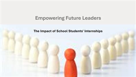 Empowering Future Leaders The Impact Of School Students Internships