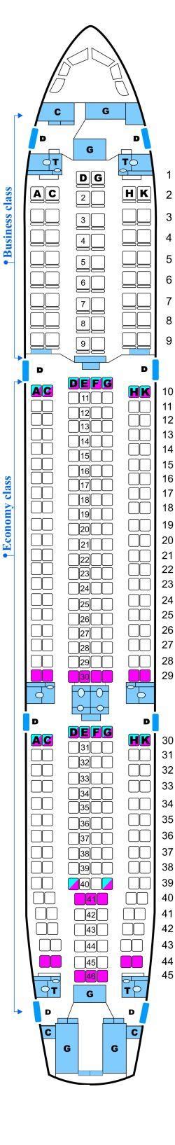 Seat Map Skyservice Airlines Airbus A330 300