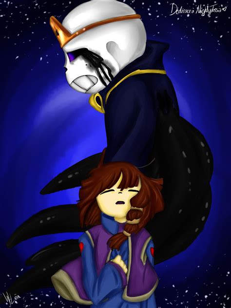 Nightmare And Frisk Lullaby By Draniae On Deviantart