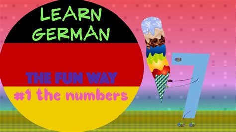 Kids Learn German German For Beginners Lesson 1 The Numbers 1 10