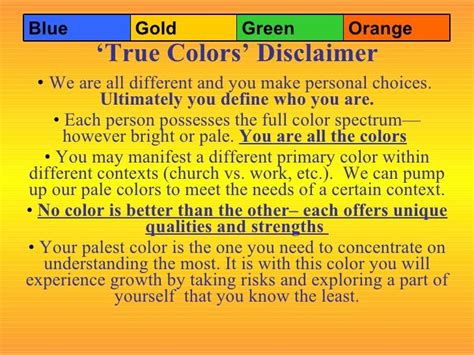 Pin On True Colors