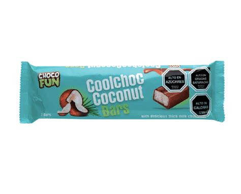 Barra De Coco Con Chocolate Choco Fun Barra 7 U A Domicilio