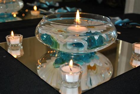 Glass Bowl Candle Centerpieces Glass Designs