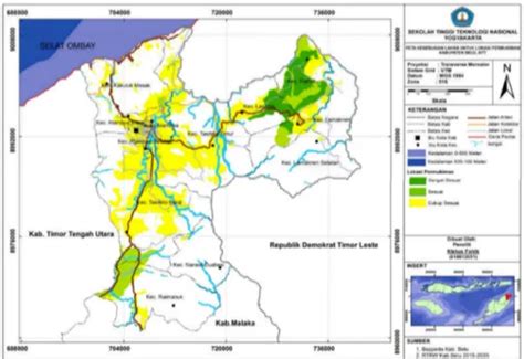 Analisis Kesesuaian Lahan Untuk Lokasi Permukiman Di Kabupaten Belu