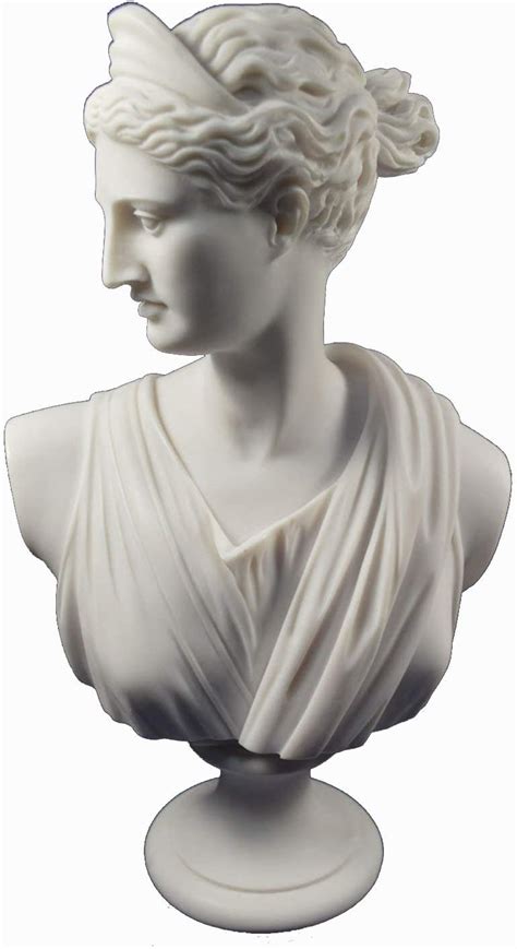 Buy Estia Creations Artemis Sculpture Diana Bust Ancient Greek Goddess Of Hunt Great Statue