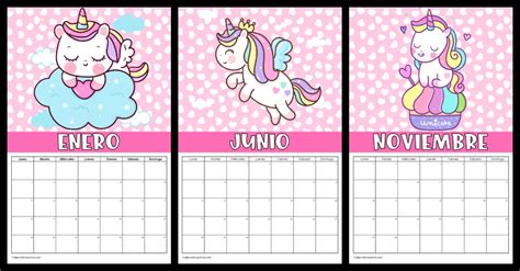 Calendario Unicornios 0 Imagenes Educativas