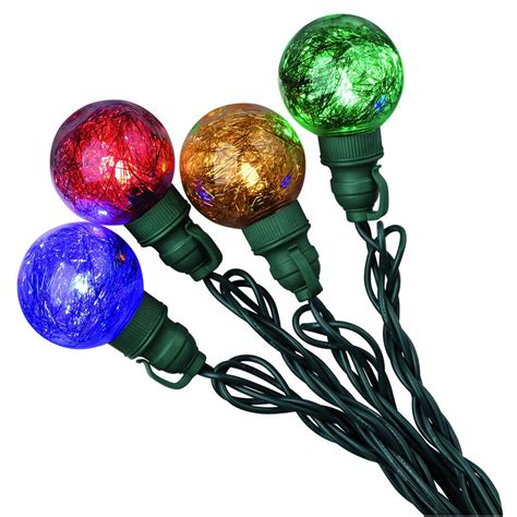 Holiday Living 25 Count 12 Ft Constant Multicolor G40 Led Plug In