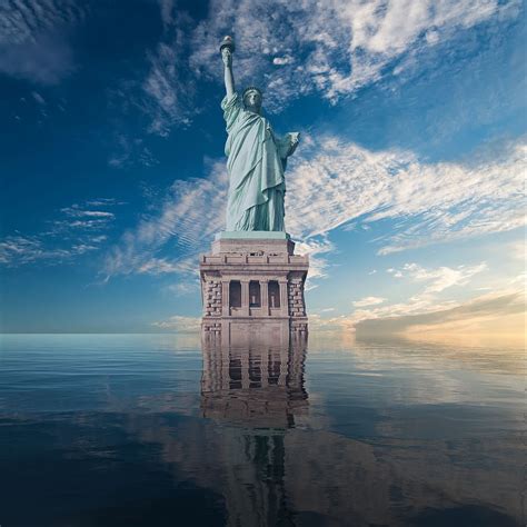 Estatua De La Libertad América Monumento Arquitectura Punto De