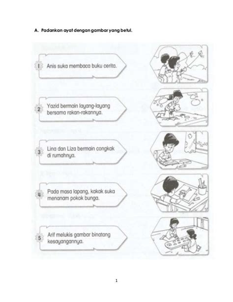 Soalan Tahun 2 Bahasa Melayu  sartnics