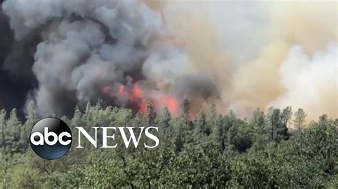 51 Large Wildfires Burning In The West Forcing Evacuations Youtube