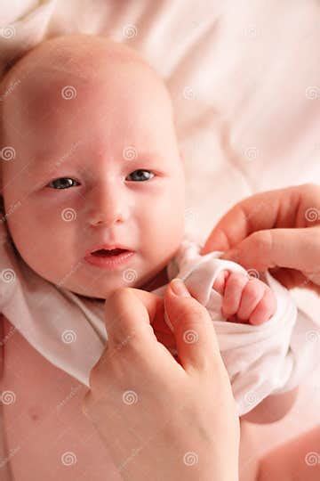 Baby Getting Dressed Stock Photo Image Of Female European 15538960
