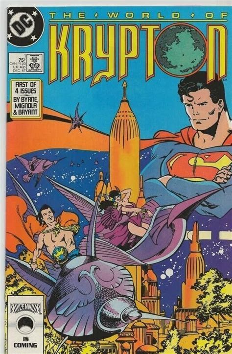 World Of Krypton 1 Original Vintage 1987 Dc Comics Superman