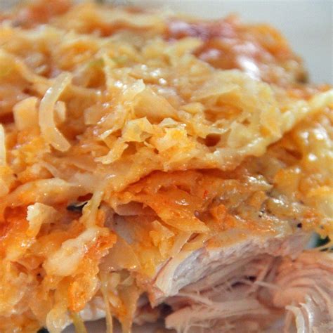 In some regions it's thought that if you eat pork and sauerkraut on new years day you'll have luck in the coming year. Slow Cooker Reuben-Style Chicken Casserole | Recipe in ...