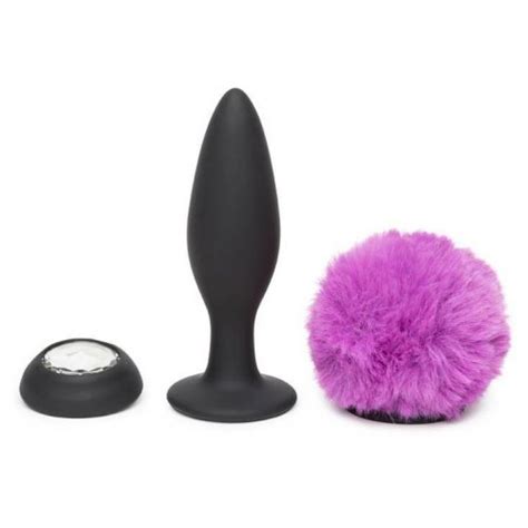 Happy Rabbit Vibrating Bunny Tail Butt Plug Medium Sex Toys And Adult
