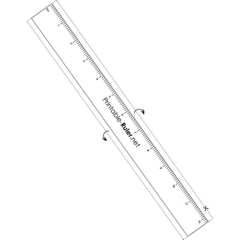Free printable valentine's day cards attach to rulers as a treat. Elementary rulers - Printable Ruler