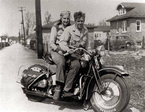 Chicago Outlaws Mc Vintage Biker Harley Knucklehead Old Motorcycles