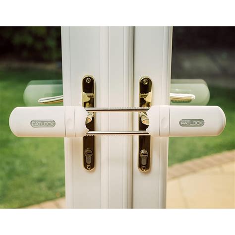 Patlock Heavy Duty French Double Door Security Bolt Home Lock As Seen