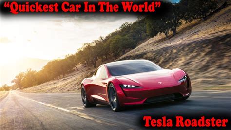 Tesla Roadster Surprise Reveal “quickest Car In The World” Youtube