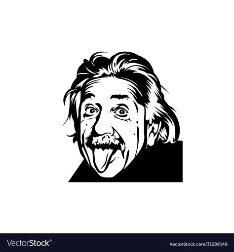 Albert Einstein Silhouette