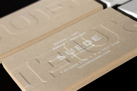 It basically helps highlight certain sections of your business card by focusing on them more than others. Embossed Business Cards Online | Luxury Business Cards