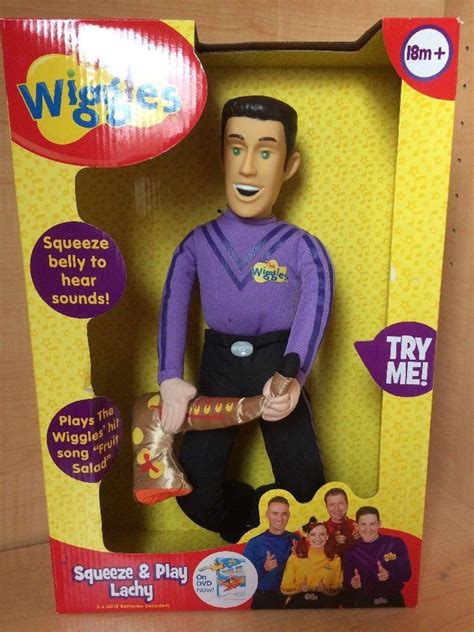 New The Wiggles Squeeze And Play Singing Talking 14 Lachy Plush Doll