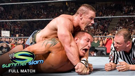 Full Match John Cena Vs Randy Orton Wwe Title Match Summerslam Youtube