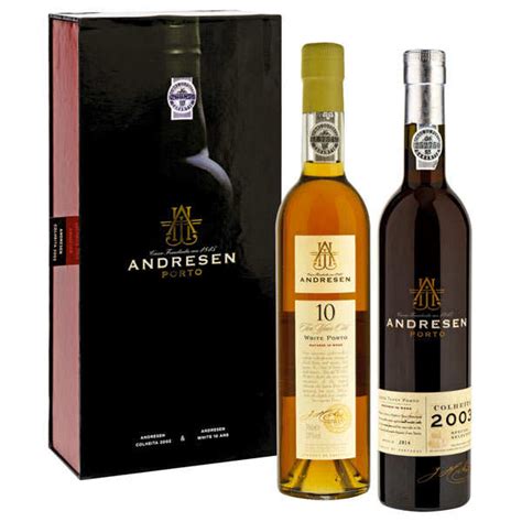 Andresen Port Wine T Box 2 Bottles Portos Andresen