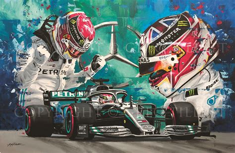 LEWIS HAMILTON Limited Edition Art Print From An Original Etsy