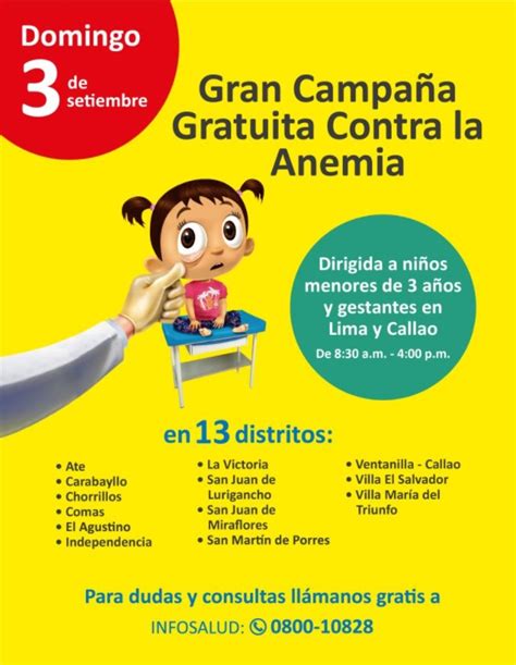 Minsa realizará campaña para prevenir y detectar la anemia ...