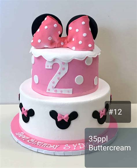 2 Tier Minnie Themed Cake Supreme Bakery