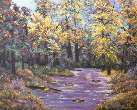 Autumn Woodland Colors Painting By Connie Tom Fine Art America