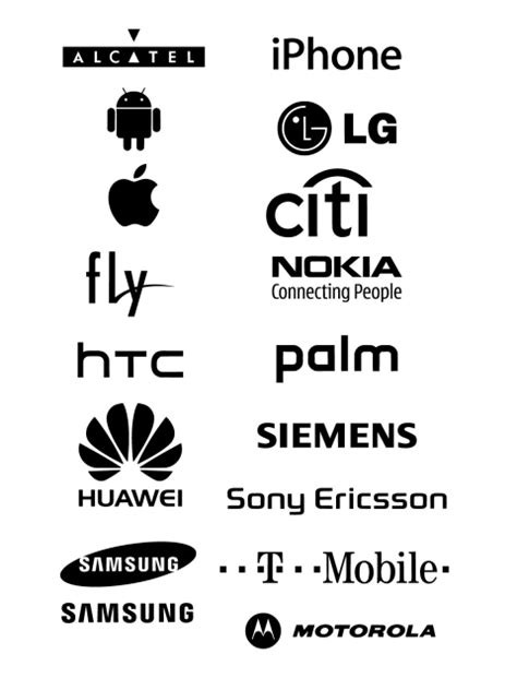 Free Logo Vector Brands Alcatel Iphone Android Lg Apple Citi Fly