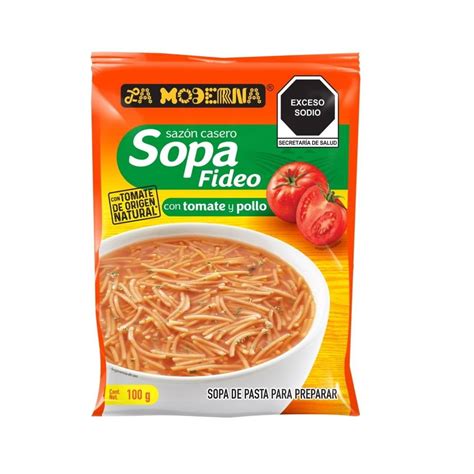 Sopa De Fideo La Moderna Con Tomate Y Pollo G Walmart