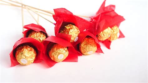 Ferrero Chocolate Bouquet For Valentines Tutorial Ting And Things