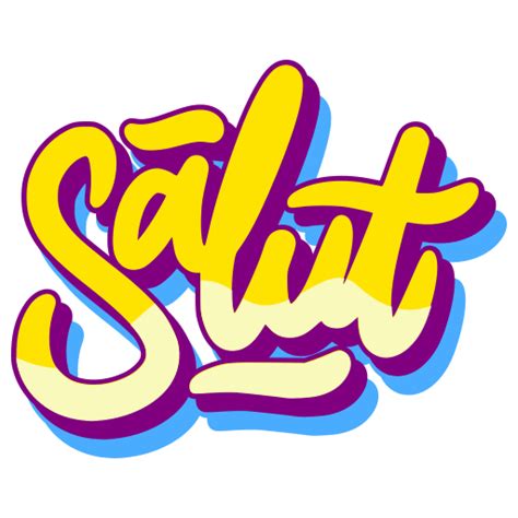 Salut Stickers Free Miscellaneous Stickers