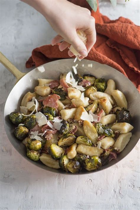 Gnocchi With Brussels Sprouts Brussel Sprouts Fall Pasta Harvest
