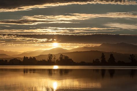 New Zealand, Landscape, Sunset, Sun rays Wallpapers HD / Desktop and ...
