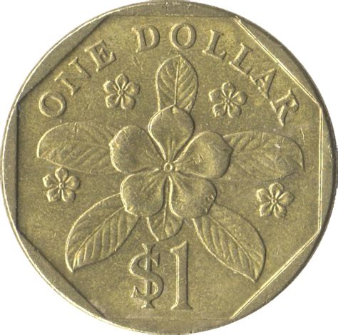 Singapur doları sri lanka rupisi tacikistan somonisi tayland bahtı tayvan doları türkmenistan manatı vanuatu vatusu vietnam dongu yeni zelanda. 1 Dollar (ribbon downwards) - Singapore - Numista