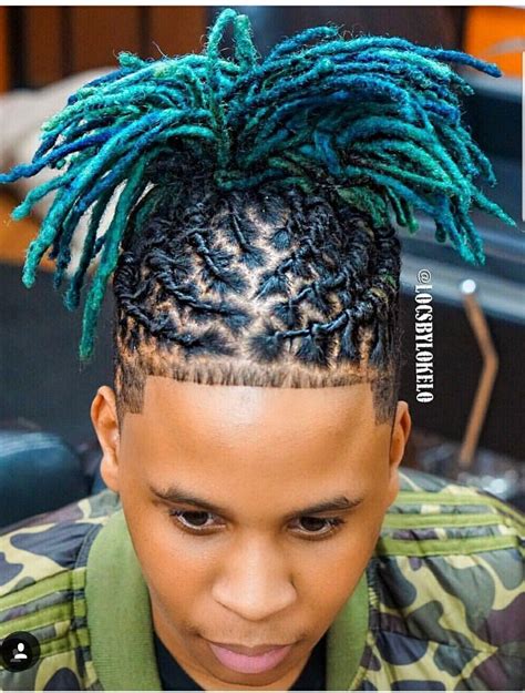 Black men are known to get quite creative when styling their dreads, but many opt for a more professional look instead. dyed dreadlocks | Dreadlock styles, Dreadlock hairstyles for men, Dreadlock hairstyles black
