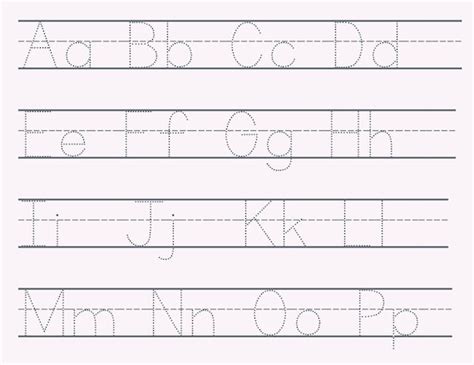 Free Alphabet Tracing Worksheets For Preschoolers Worksheets Library