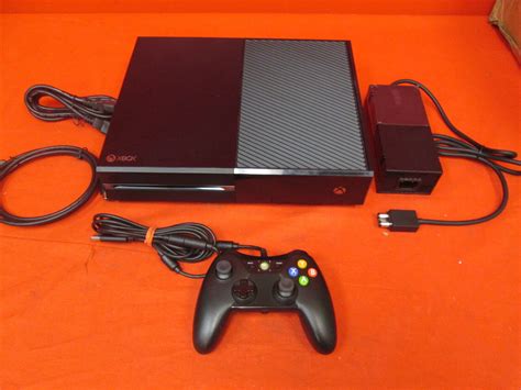 Xbox One 500 Gb Console Black With Wired Controller Very Good 6884 Ebay