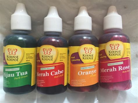 Maybe you would like to learn more about one of these? Jual Pewarna Makanan KoepoeKopepoe Food Coluring Kupu-Kupu ...