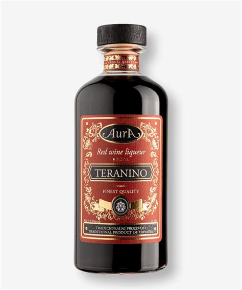 Aura Teranino Red Wine Liqueur 07 L Simonsdranknl