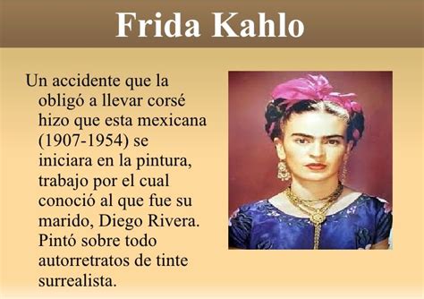 frida kahlo biografía corta presentaciones mujeres destacadas de la historia biografía de