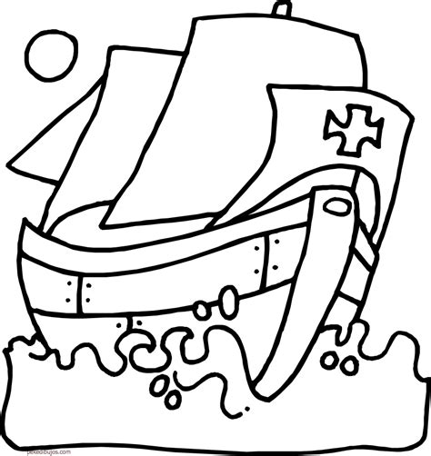 Dibujos De Barcos Para Colorear